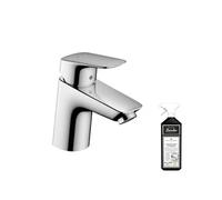 Mitigeur lavabo Logis 70 sans tirette ni vidage chrome + nettoyant Briochin