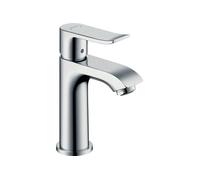 Mitigeur lavabo Metris 100, avec tirette et vidage chromé