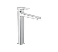 hansgrohe Metropol mitigeur monocommande pour lavabo 260 avec poignée, vidage par poussée, pour cuvettes de lavabo, saillie 204mm, 32512000, Couleur: chrome