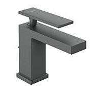 Mitigeur monocommande de lavabo hansgrohe Tecturis E 80, portée 122 mm, sans garniture d'écoulement, EcoSmart+, 73001340, Couleur: Chrome noir brossé