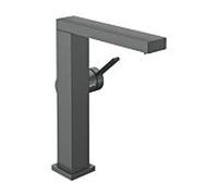 Mitigeur monocommande de lavabo hansgrohe Tecturis E Fine 210, pivotant, portée 157 mm, avec vidage PUSH, CoolStart, EcoSmart+, 73060340, Couleur: Chrome noir brossé