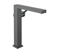 Mitigeur monocommande de lavabo hansgrohe Tecturis E Fine 240, portée 197 mm, avec vidage PUSH, CoolStart, EcoSmart+, 73070340, Couleur: Chrome noir brossé