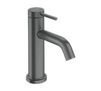Mitigeur lavabo monocommande hansgrohe Tecturis S 73301340, saillie 108 mm, sans bonde, chrome noir brossé