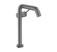 Robinetterie de lavabo hansgrohe Tecturis S 240 Fine CoolStart, pour lavabos à poser sans vidage, EcoSmart+, 73372340, Couleur: Chrome noir brossé