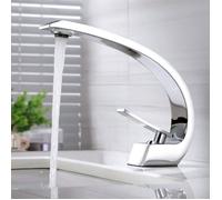 Mitigeur Lavabo Monotrou BONADE en Laiton Chromé pour Salle de Bain