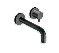 Mitigeur Lavabo Mural 2 Trous Bec 250 Mm Black Matt TRIVERDE - CRISTINA ONDYNA TV25513