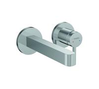 hansgrohe Finoris 76051000 caché mitigeur lavabo , pour montage mural, avec sortie 16,5 cm, chromé