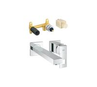 Mitigeur lavabo mural Eurocube taille M + corps encastré