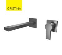 Mitigeur lavabo mural Métal Brossé OMEGA - CRISTINA ONDYNA OG23777