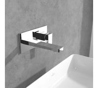 Mitigeur Lavabo Mural Villeroy et Boch Architectura Square 224mm Chromé