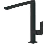 Mitigeur lavabo Noir Mat bec 35x15 mm LOFT COLORS - TRES 20020503NM