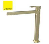 Mitigeur Lavabo Omega Or Brosse - CRISTINA ONDYNA OG22996P