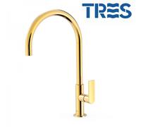 Mitigeur lavabo Or 24K - TRES 20020506OR