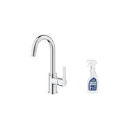 Mitigeur lavabo Quickfix Start 2021 avec tirette et vidage taille L + nettoyant GrohClean