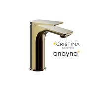 Mitigeur lavabo regular blade avec vidage up&down or brosse - CRISTINA ONDYNA BA22096P