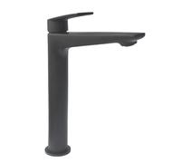Mitigeur lavabo réhaussé Ruby Noir Mat