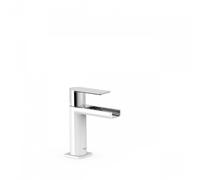 Mitigeur lavabo robinet cascade bec ouvert Blanc - TRES 20011001BL
