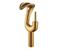 Mitigeur lavabo Robinet de salle bain cascade chromé à poignée unique en laiton massif avec bonde, for lavabo et coiffeuse(Color-7)