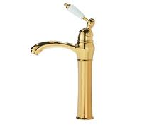 Mitigeur Lavabo Salle de Bain Robinets de Lavabo Hauts Noirs Robinets de Lavabo à Levier Unique en Laiton à 1 Trou Robinet Mitigeur de Lavabo Eau Chaude Et Froide