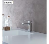 Mitigeur lavabo sans vidage Chromé QUADRI S - CRISTINA ONDYNA QS92051