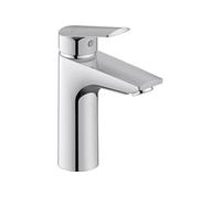 Duravit No.1 Mitigeur monocommande de lavabo, Robinet lavabo, Taille M (hauteur de sortie 117 mm), lavabo salle de bain, Robinet salle bain, robinet à économie d'énergie (FreshStart), chromé