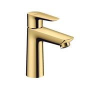 hansgrohe Talis E, mitigeur monocommande de lavabo 110 CoolStart, vidage par pression, saillie de 112 mm, 71713990, Couleur: Optique en or poli