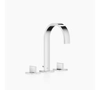 Mitigeur lavabo trois trous Dornbracht MEM avec rosaces individuelles, avec