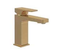 Mitigeur lavabo VILLEROY ET BOCH Architectura Square avec tirette Or brossé
