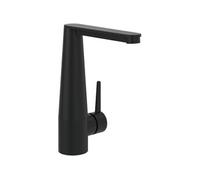 Mitigeur lavabo VILLEROY ET BOCH Conum ouverture côté avec vidage Push Open Noir mat