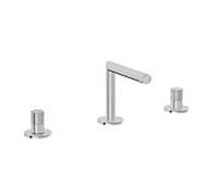 Mitigeur lavabo VitrA Origin à deux poignées A42583, saillie de 127 mm, sans bonde, fixation trois trous, chromé