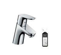 Mitigeur lave-mains Focus 70 sans tirette ni vidage chrome + nettoyant Briochin