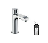 Mitigeur lave-mains Metris 100 sans tirette ni vidage chrome + nettoyant Briochin