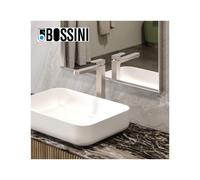 Mitigeur mécanique avec vidage et flexibles en acier inoxydable chromé GILLO - BOSSINI Z00706030