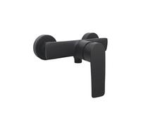 Mitigeur mécanique douche mural Ruby Noir Mat