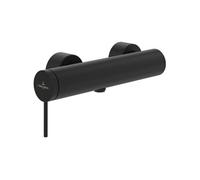 Villeroy & Boch Mitigeur douche Loop+Friends TVS106301153K5, anti-retour, fixation murale, noir mat