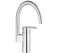GROHE 30221002 Eurostyle Cosmopolitan Mitigeur de Cuisine À Levier Unique, Argent