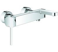 mitigeur Grohe Plus chromé , chromé jet laminaire, montage mural