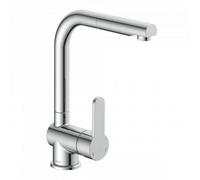 SCHÜTTE LONDON Robinet Cuisine avec Douchette Extensible Mitigeur, Rabattable Mitigeur Robinet Evier de Cuisine avec Douchette, Rotative à 360° Froid & Chaud Disponible, Chromé