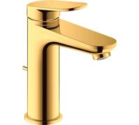 Duravit Mitigeur lavabo M Wave WA1020001034 projection 122 mm avec tirant de vidange or poli