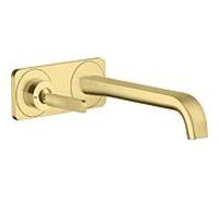 Hansgrohe Mitigeur lavabo Axor Citterio E 36114950 encastré saillie 221 mm poignée laiton brossé