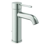 Mitigeur monocommande de lavabo Grohe Essence, taille S, montage monotrou, avec robinet d'écoulement, 23589DC1, Couleur: acier super