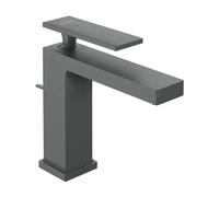 Mitigeur monocommande de lavabo hansgrohe Tecturis E 110, portée 144 mm, sans garniture d'écoulement, CoolStart, EcoSmart+, 73012340, Couleur: Chrome noir brossé