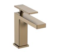 Mitigeur monocommande de lavabo hansgrohe Tecturis E 110, portée 144 mm, sans garniture d'écoulement, EcoSmart+, 73011140, Couleur: Bronze brossé