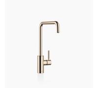 Mitigeur monocommande Dornbracht META SQUARE pour évier et douchette professionnelle, 33826861-47, Couleur: Champagne