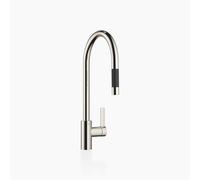 Mitigeur monocommande Dornbracht TARA ULTRA avec douchette rétractable, portée de 240 mm, 33870875-08, Couleur: platine