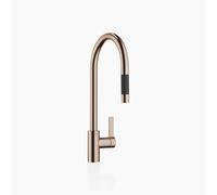 Robinet de cuisine Tara tirette Ultra 33870875-42 extractible, avec fonction douche, saillie 240 mm Dornbracht bronze brossé