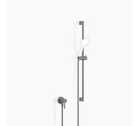 Mitigeur monocommande encastré Dornbracht avec raccord de douche intégré avec kit de douche, sans douchette, 36013660-99, Couleur: foncé Platine mat