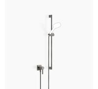 Mitigeur monocommande encastré Dornbracht avec raccord de douche intégré avec kit de douche, sans douchette, 36013970-99, Couleur: foncé Platine mat