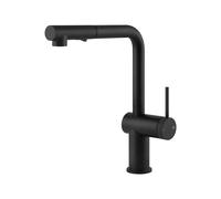 Gessi INEDITO - GODRONATO Due Getti Matte Black - 60478#299 Mitigeur Évier | Deux jets, Finition noir mat, Haute qualité