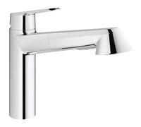 Mitigeur monocommande - GROHE - Eurodisc Cosmopolitan (32257002) - Avec douchette extractible - Bec extractible - Chromé
